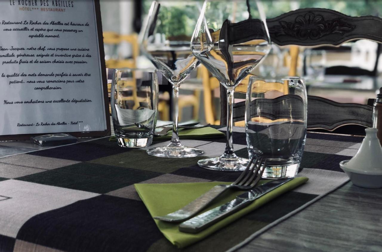 Hotel Lou Caleu Restaurant Le Rocher Des Abeilles Saint-Martin-de-Castillon Eksteriør billede