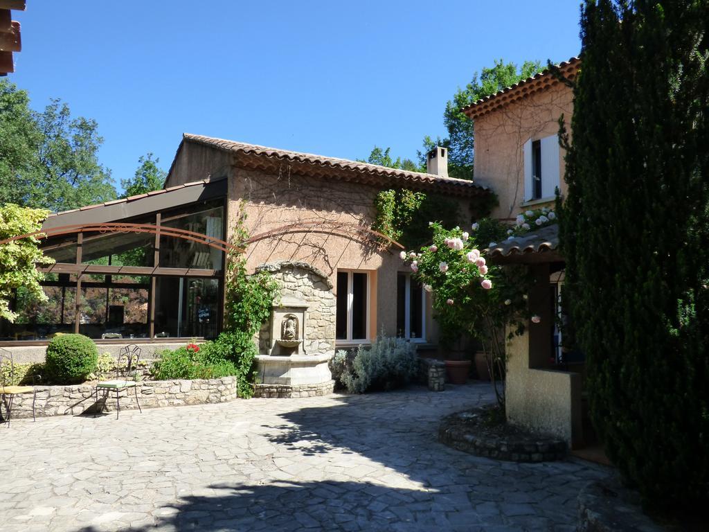 Hotel Lou Caleu Restaurant Le Rocher Des Abeilles Saint-Martin-de-Castillon Eksteriør billede
